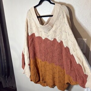 Colorblock Knit Sweater